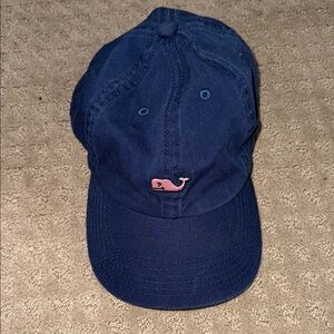 Navy Women’s Cap with Pink Logo
